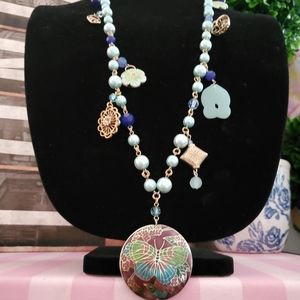 Necklace of Charms & Earrings